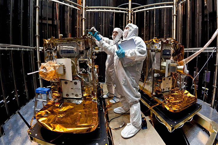 Month in Space: Testing the GRAIL Twins