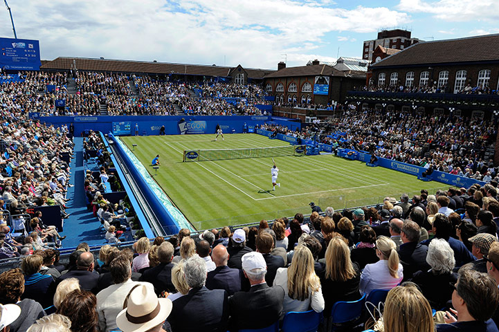Queens tennis: A packed Centre Court as Marin Cilic takes on Arnaud Clement