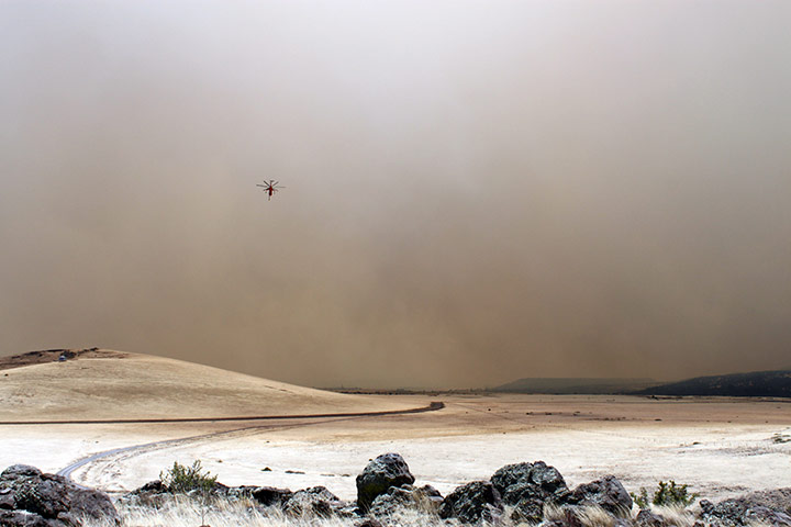 Arizona Wildfires: Smoke blankets the area known as the Round Valley