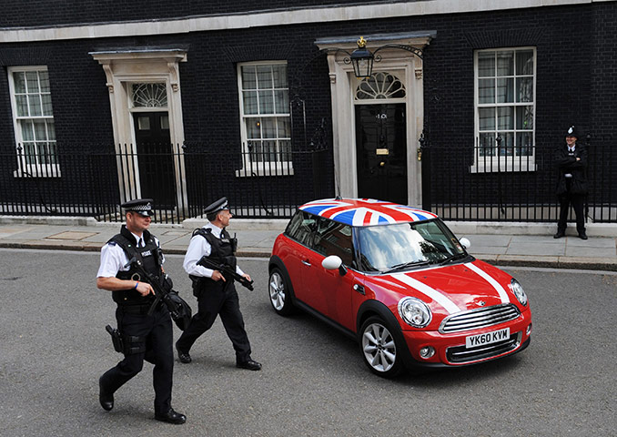 Week in Business: Armed police walked past a new mini parked outside 10 Downing Street
