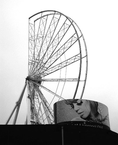 In pictures: Wheels: half-dismantled ­ferris wheel