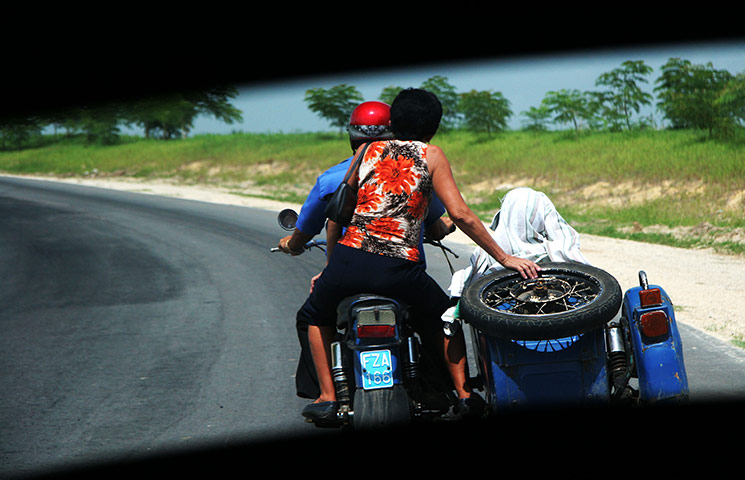 In pictures: Wheels: side-car in Cuba