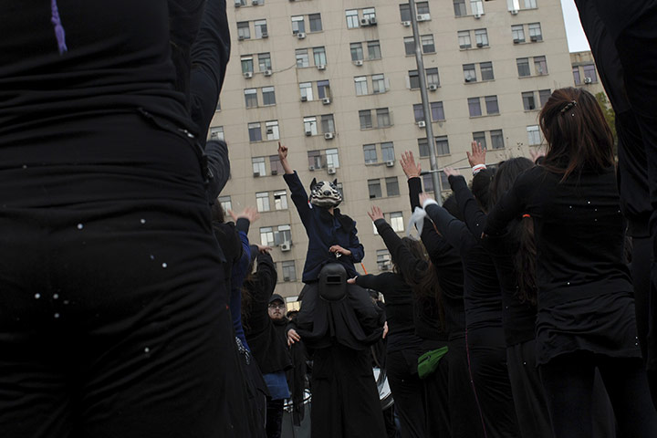 24 hours: student protest in chile
