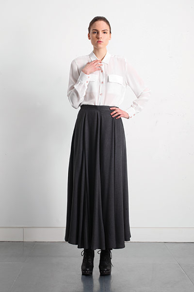 The fashion briefing: French Connection shirt and skirt