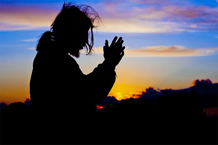 Sunset at Glastonbury 2011