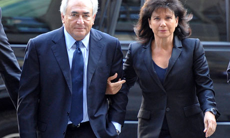 dominique strauss-kahn victim. Dominique Strauss-Kahn and his wife, Anne Sinclair, on the steps of