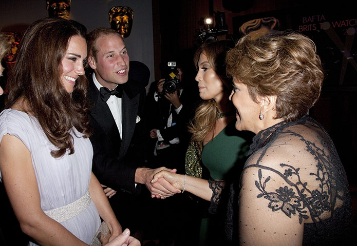 Royal visit to California: The Duke and Duchess of Cambridge Attend BAFTA Brits To Watch Event