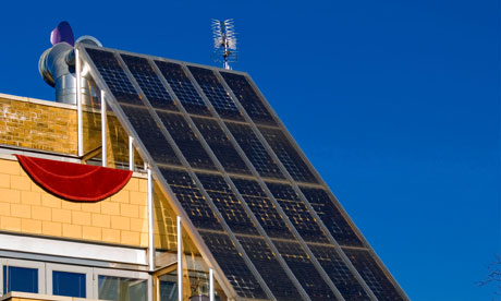 solar powered housing