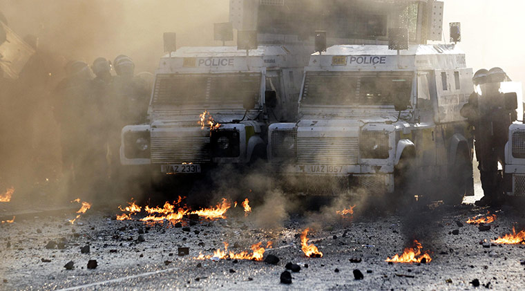Ardoyne riots: Police come under attack of petrol bombs thrown by Nationalist youths