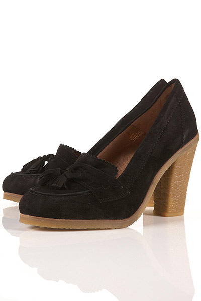 HIGH HEELED LOAFERS: TOPSHOP