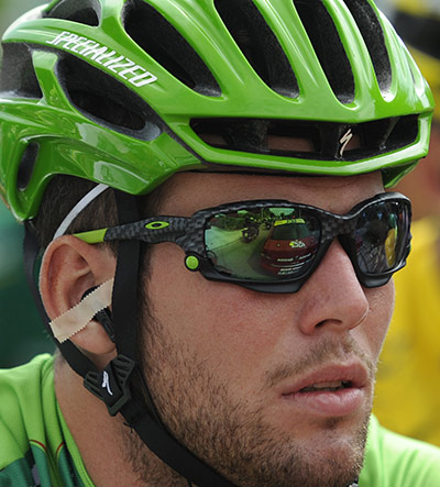 Tour de France stage 12: Green jersey holder Mark Cavendish looks to be a focused mood