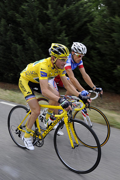 Tour de France stage 12: Sylvain Chavanel is joined by fellow countryman Thomas Voeckler