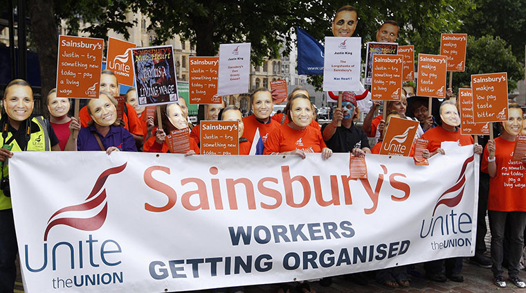 Week in Business: Workers from Sainsbury's protest for fairer pay outside the AGM