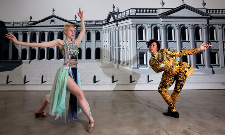 ICA, Sketches for Regency Living by artist Pablo Bronstein