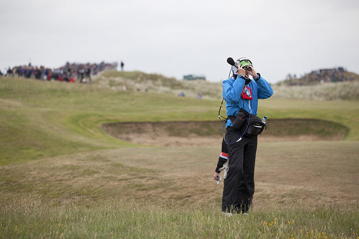 The Open: A steward/scorer on the course