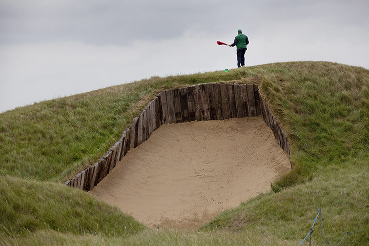 The Open: Large bunker on the 4th