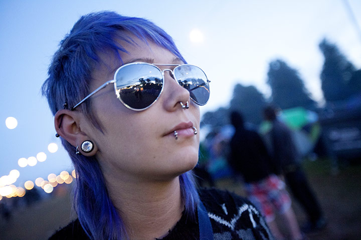 Sonisphere Festival: Evening time in the camping area