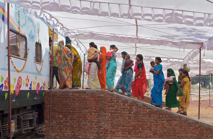 Lifeline Express Hospital: visit to Umaria in Central Madhya Pradesh, India