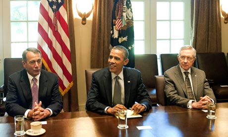 President Obama meets Congressional leaders 