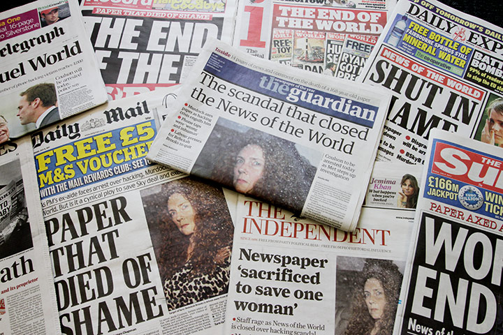 Rebekah Brooks Resigns: Newspapers report the closing of the News of The World on July 8, 2011