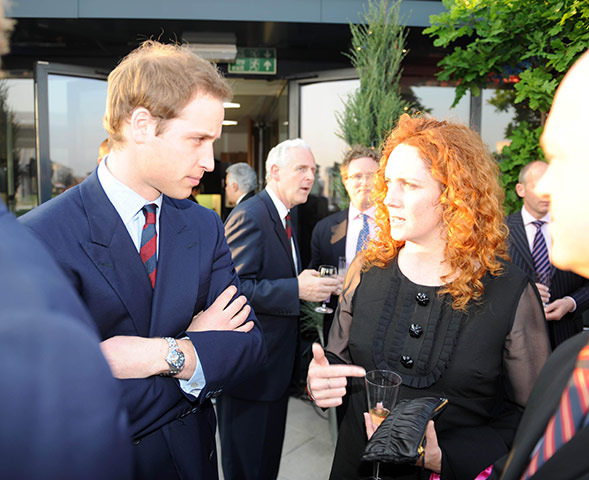 Rebekah Brooks Resigns: 7 May 2008: Prince William chats with the then newspaper editor