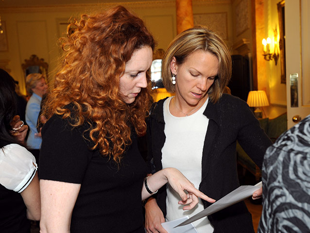 Rebekah Brooks Resigns: 8 March 2008: Elisabeth Murdoch speaks with Brooks