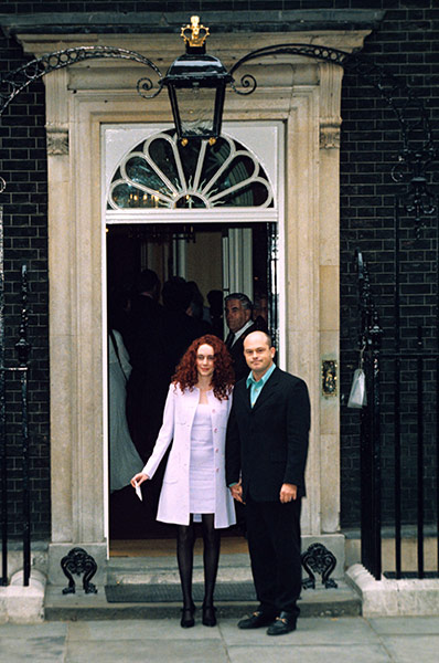 Rebekah Brooks Resigns: 15 June 1997: Rebekah and her ex-husband Ross Kemp