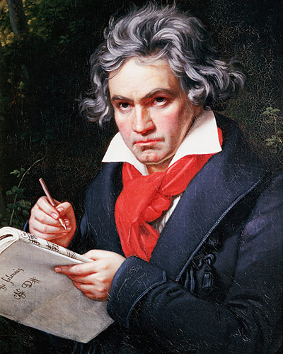 The 10 best: Portrait of Ludwig van Beethoven by Josef Karl Stieler