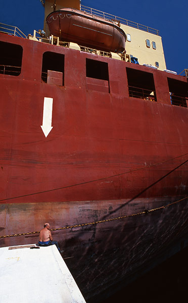 In Pictures: Dockworker at Falmouth Docks