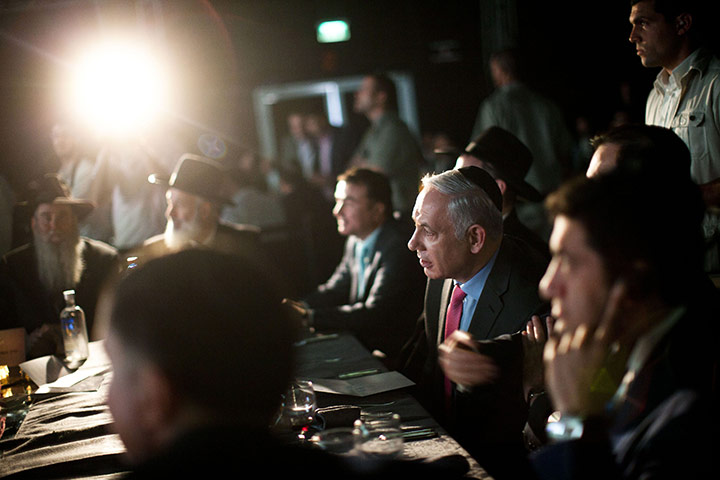 24 hours in pictures: Benjamin Netanyahu attends the conference in Tel Aviv