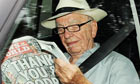 Rupert Murdoch with final edition of the News of the World