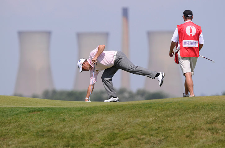 golf: Open Golf day two