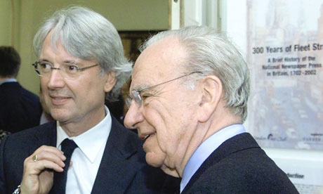 Les Hinton and Rupert Murdoch