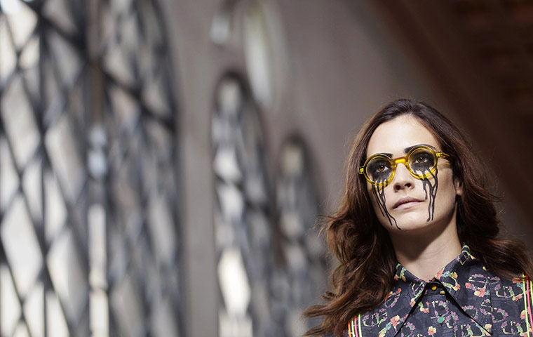 24 Hours: A model presents a creation from the Manuel Bolano collection in Barcelona