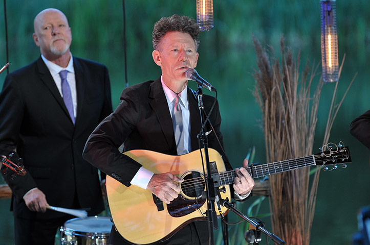 Latitude 2011: Lyle Lovett of Lyle Lovett & His Accoustic Group performs
