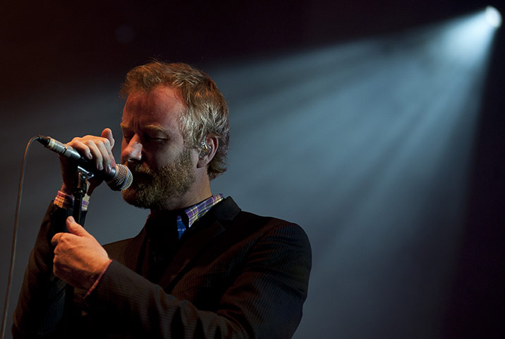 Latitude 2011: Matt Berninger of band The National performs on day one of Latitude