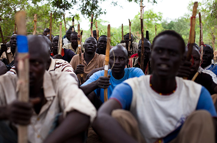 24 hours: Sudan: New recruits for the Sudan People's Liberation Army (SPLA) train