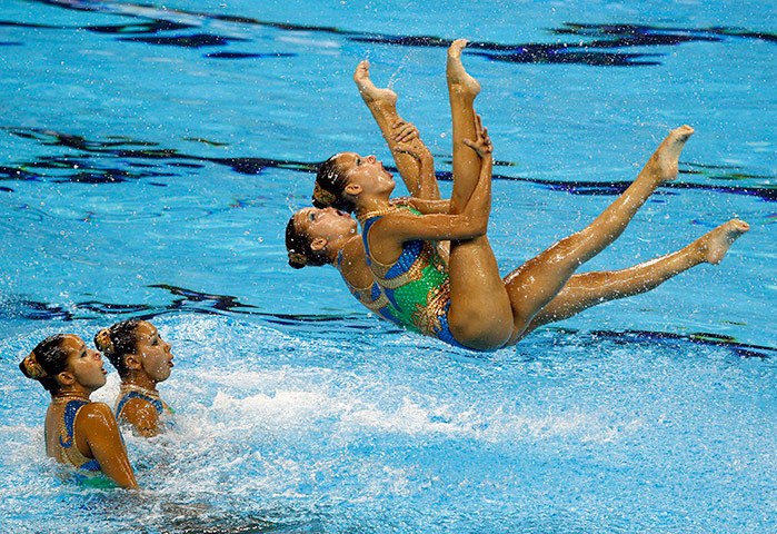 Days Two and Three FINA: Kazakhstan team performs in the Shanghai 2011 FINA World Championships