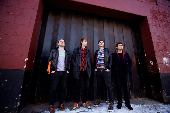 Mercury shortlist: Everything Everything outside the Sand Bar in Manchester