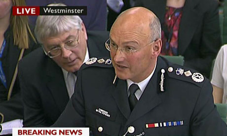 Sir Paul Stephenson gives evidence to the Home Affairs Select Committee
