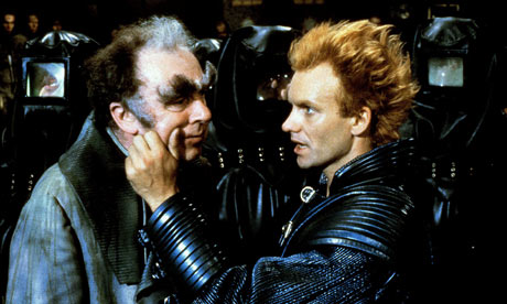 Freddie Jones and Sting in the film adaptation of Dune