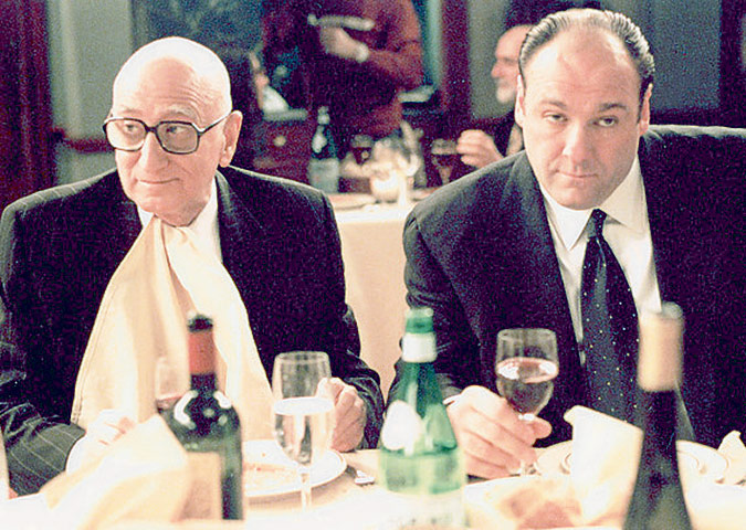 Murdoch lookalikes: Uncle Junior and Tony Soprano