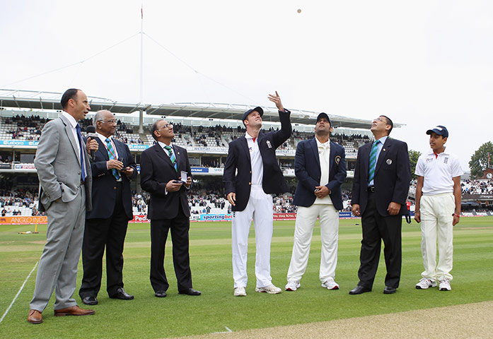 England v India test day1: The toss before day one of the first England v India test