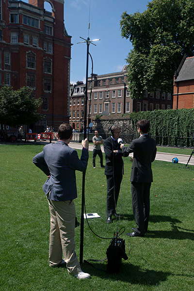 College Green media: A Radio interview at College Green 