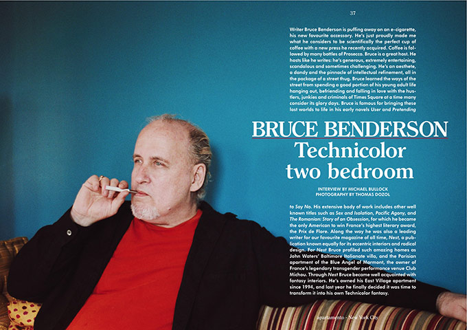 Off-taste awards: Bruce Benderson