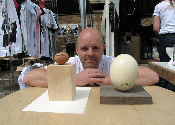 Gavin Turk: Gavin Turk at Art Car Boot Fair