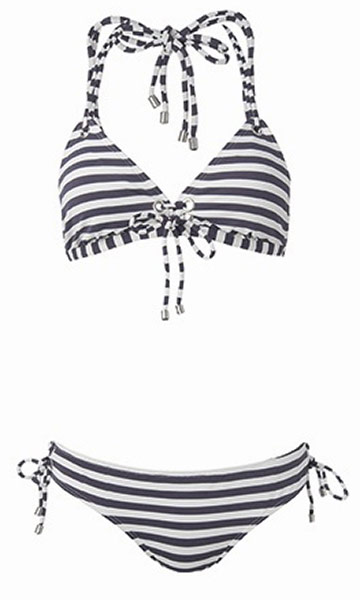 key trends: bikinis: Stripe bikini