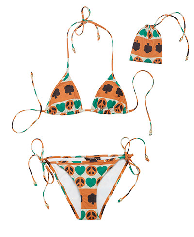 key trends: bikinis: String bikini