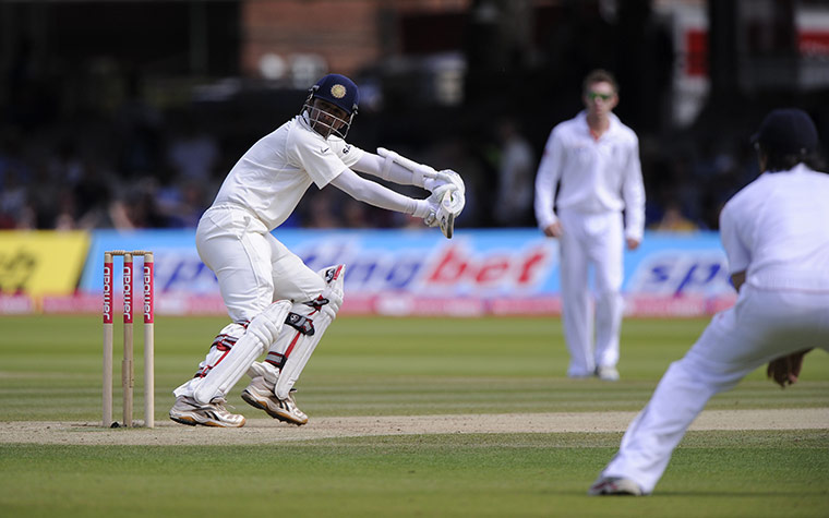 England v India final day: Dravid edges Anderson's delivery to Prior