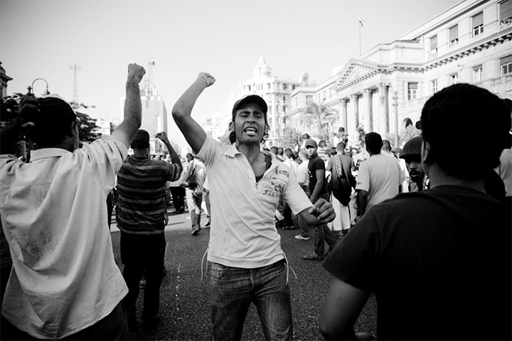 Cairo protest march: Protest march in Cairo 23 July 2011